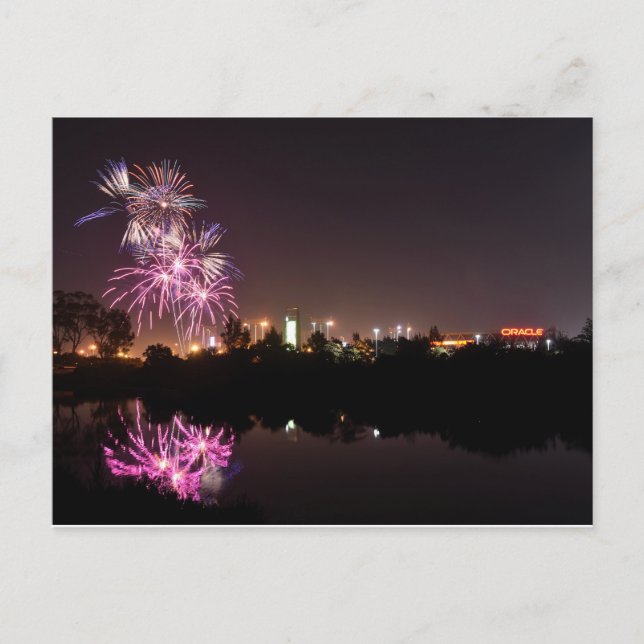 Friday Night Fireworks Postcard (Front)