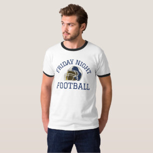 Friday Night Football Helmet Game Day T-Shirt