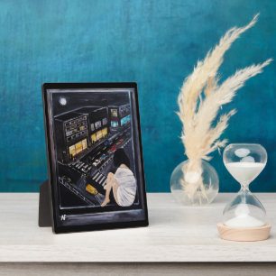 Friday Night Painting by Alfred Fox Plaque