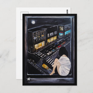 Friday Night Painting by Alfred Fox Postcard