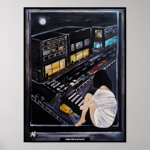 Friday Night Painting by Alfred Fox Poster