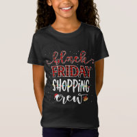 Friday Shopping Crew Christmas Black Shopping Fami