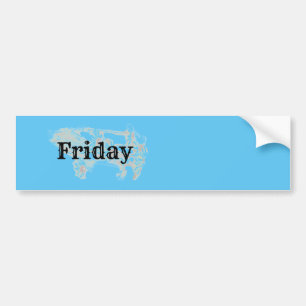 FRIDAY -small               - Sticker