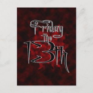 Friday The 13th ~ Any Month Postcard