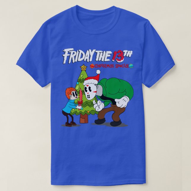 Friday the 13th Christmas Special TShirt (Design Front)