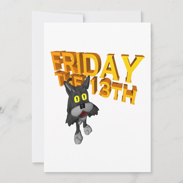 Friday The 13th Invitation (Front)