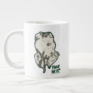 Friday the 13th   Jason Voorhees Burlap Sack Large Coffee Mug