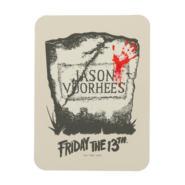 Friday the 13th | Jason Voorhees Headstone Magnet (Vertical)