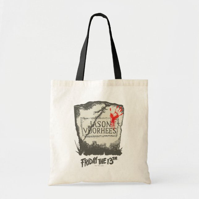 Friday the 13th | Jason Voorhees Headstone Tote Bag (Front)