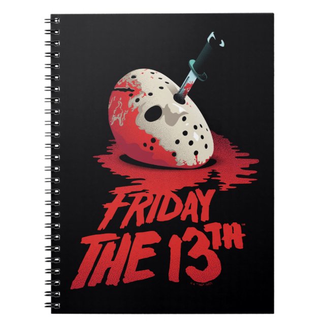 Friday the 13th | Knife Through Hockey Mask Notebook (Front)
