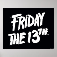 Friday the 13th | Stacked Painted Logo