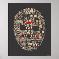 Friday the 13th | Typography Hockey Mask