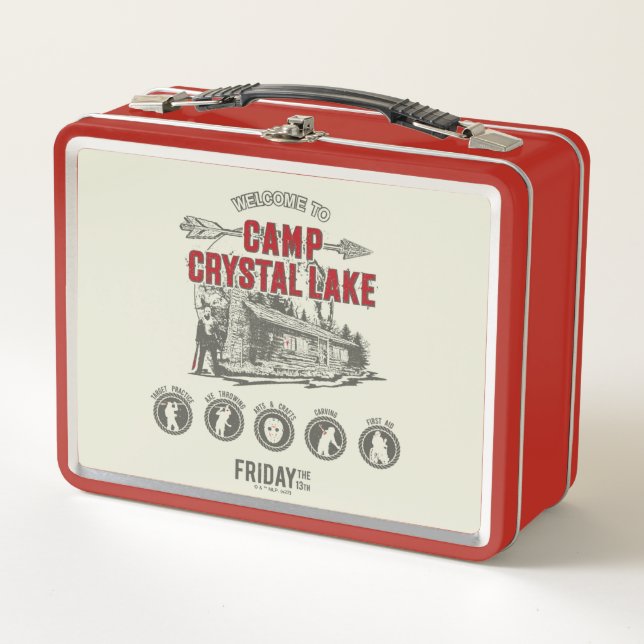 Friday the 13th | Welcome to Camp Crystal Lake Metal Lunch Box (Front)