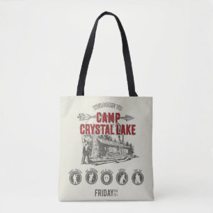 Friday the 13th Welcome to Camp Crystal Lake Tote Bag