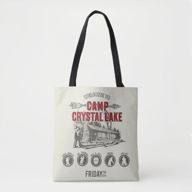 Friday the 13th | Welcome to Camp Crystal Lake Tote Bag (Front)