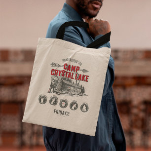 Friday the 13th Welcome to Camp Crystal Lake Tote Bag