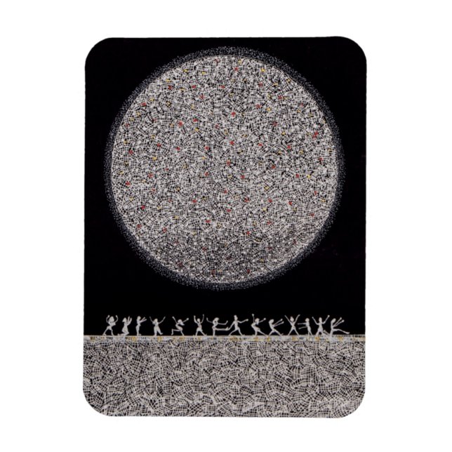 Fridge Magnet - Dancing Under The Silver Moon (Vertical)