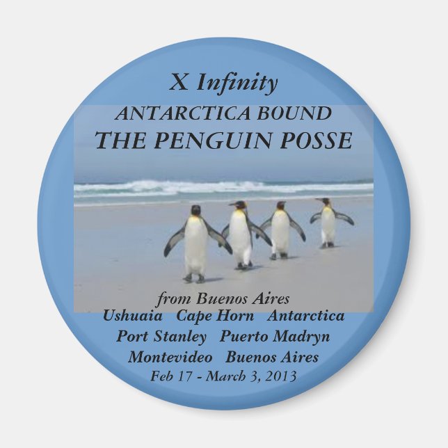 fridge magnet infinity 2013 penguin posse (Front)