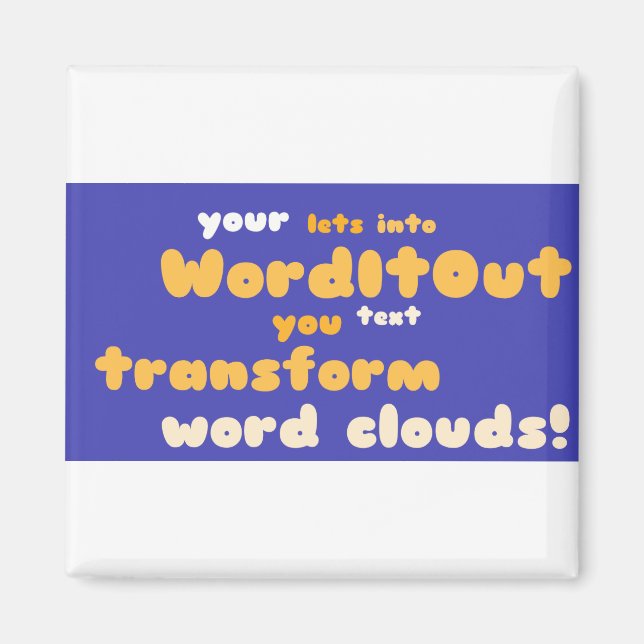 Fridge Magnets: fitted layout Magnet (Front)