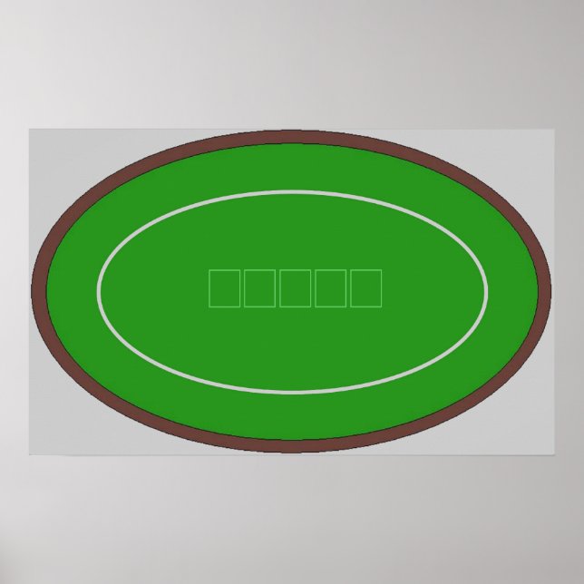 Fridge Poker ~TAG~ Texas Holdem Card Table Poster (Front)