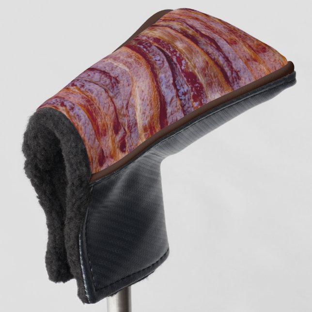 Fried bacon golf head cover (3/4 Front)