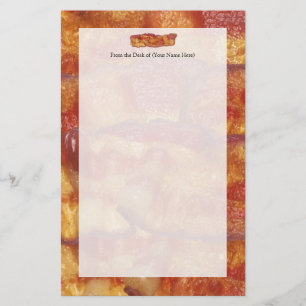 Fried Bacon Strip Stationery