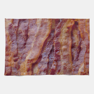 Fried bacon tea towel