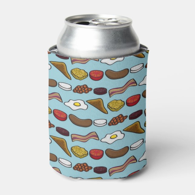 Fried Breakfast Can Cooler (Can Front)