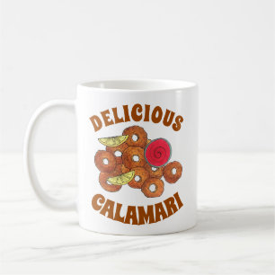 Fried Calamari Rings Italian Food Appetizer Foodie Coffee Mug