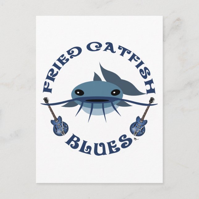 Fried Catfish Blues Postcard (Front)