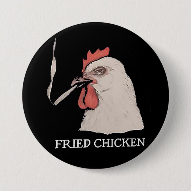 fried chicken Button (Front)