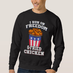 Fried Chicken Chicken Nugget Wings Drumsticks Sweatshirt
