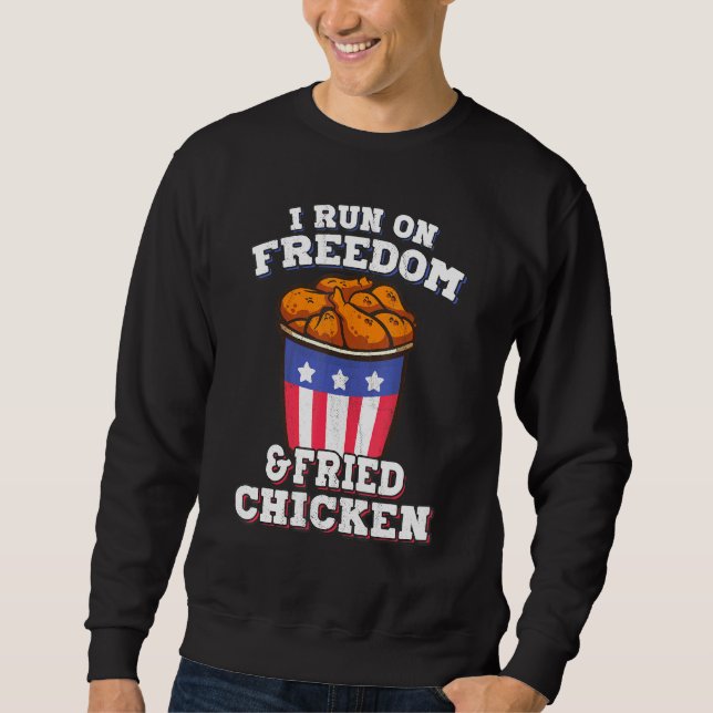 Fried Chicken Chicken Nugget Wings Drumsticks Sweatshirt (Front)