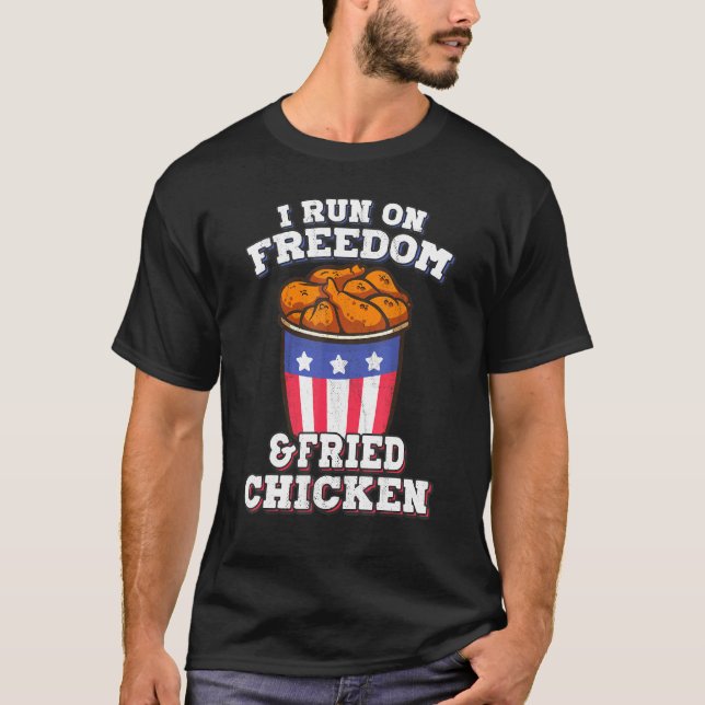 Fried Chicken Chicken Nugget Wings Drumsticks T-Shirt (Front)