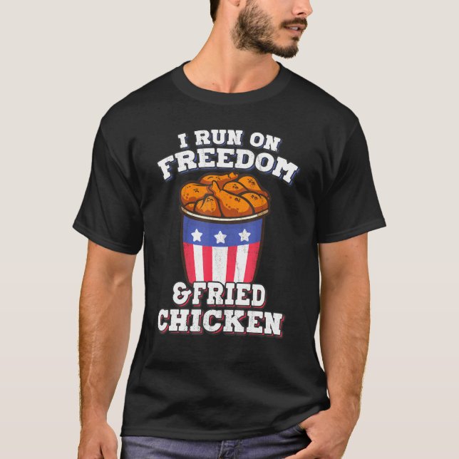 Fried Chicken Chicken Nugget Wings Drumsticks T-Shirt (Front)