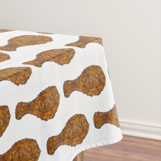 Fried Chicken Drumstick Leg Soul Food Foodie Cook Tablecloth (In Situ)