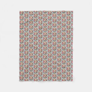 fried chicken fleece blanket