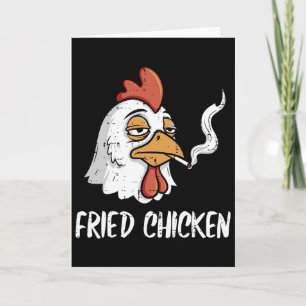 Fried Chicken Funny Pun Adult Joke Humour Men Wome Card