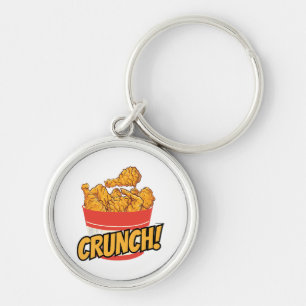 Fried-chicken Key Ring