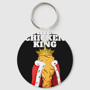 Fried Chicken King Junk Fast Food Mens Fried Chick Key Ring