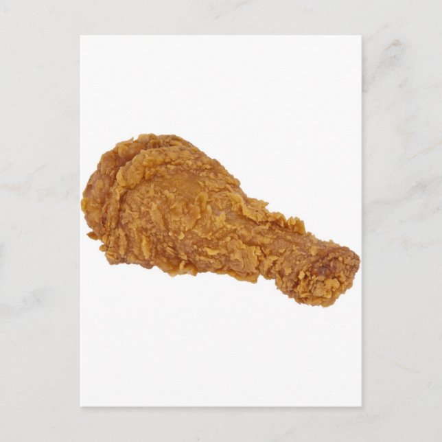 FRIED CHICKEN LEG FUN POSTCARD (Front)