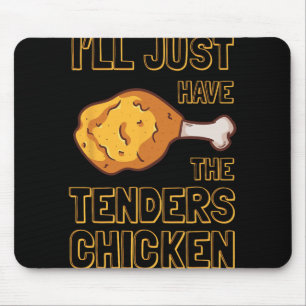 Fried Chicken Marinated Juicy Coated Meal Crunchy Mouse Pad