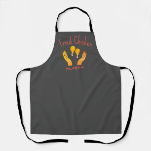 fried chicken please apron