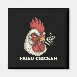 Fried Chicken Stoner Weed Lover  Magnet