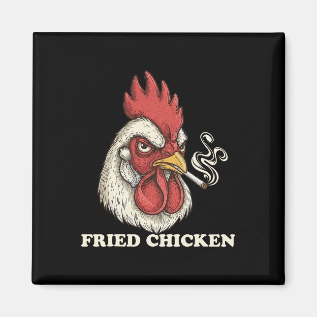 Fried Chicken Stoner Weed Lover  Magnet (Front)