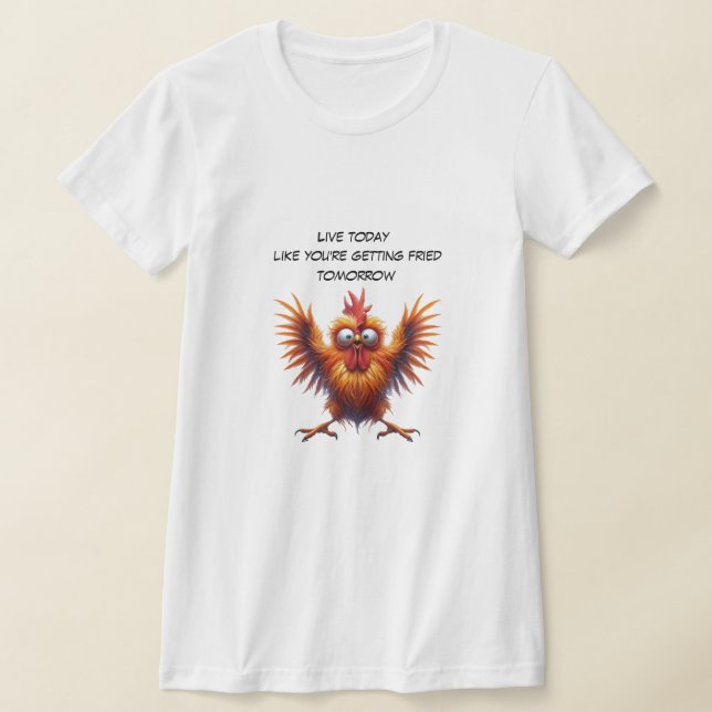Fried Chicken T-Shirt (Laydown)