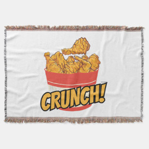 Fried-chicken Throw Blanket