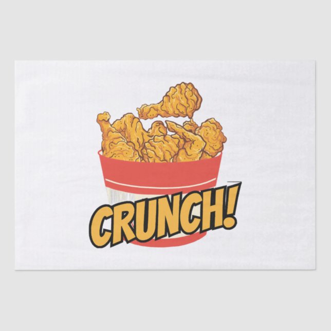 Fried-chicken Tissue Paper (Front)