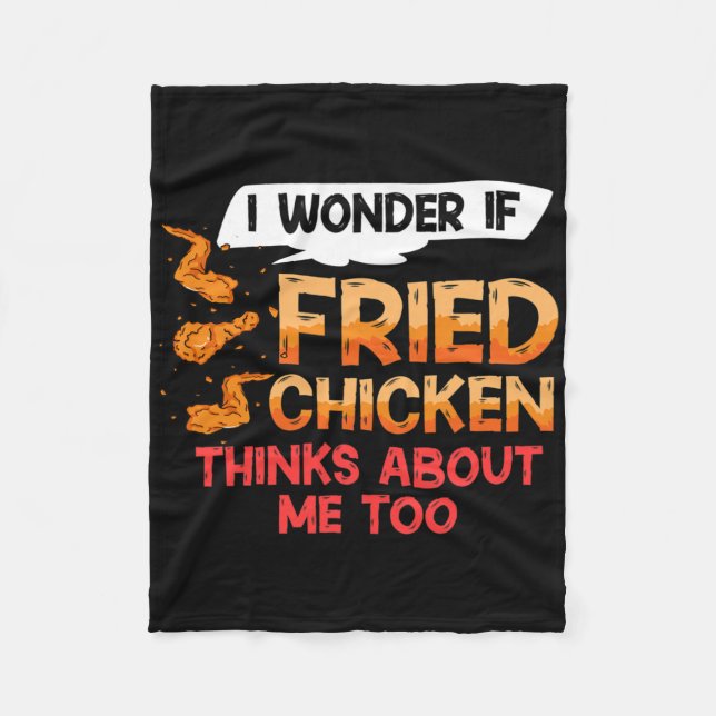 Fried Chicken Wing Recipe Strips Fingers  Fleece Blanket (Front)