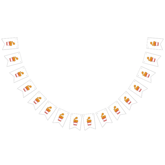 Fried Chicken With Bucket Bunting (All)